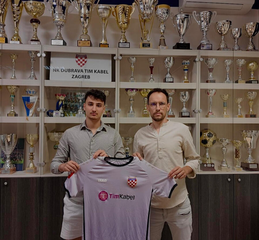 Aqua Agency player at NK Dubrava Tim Kabel, Zagreb